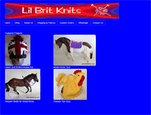 Tablet Screenshot of lilbritknits.com